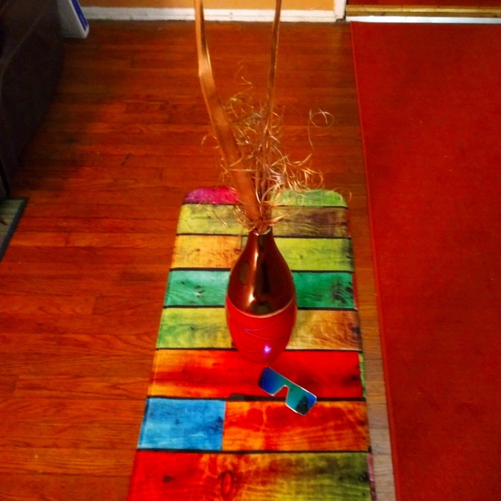 Beautiful Vase with Gold accents.